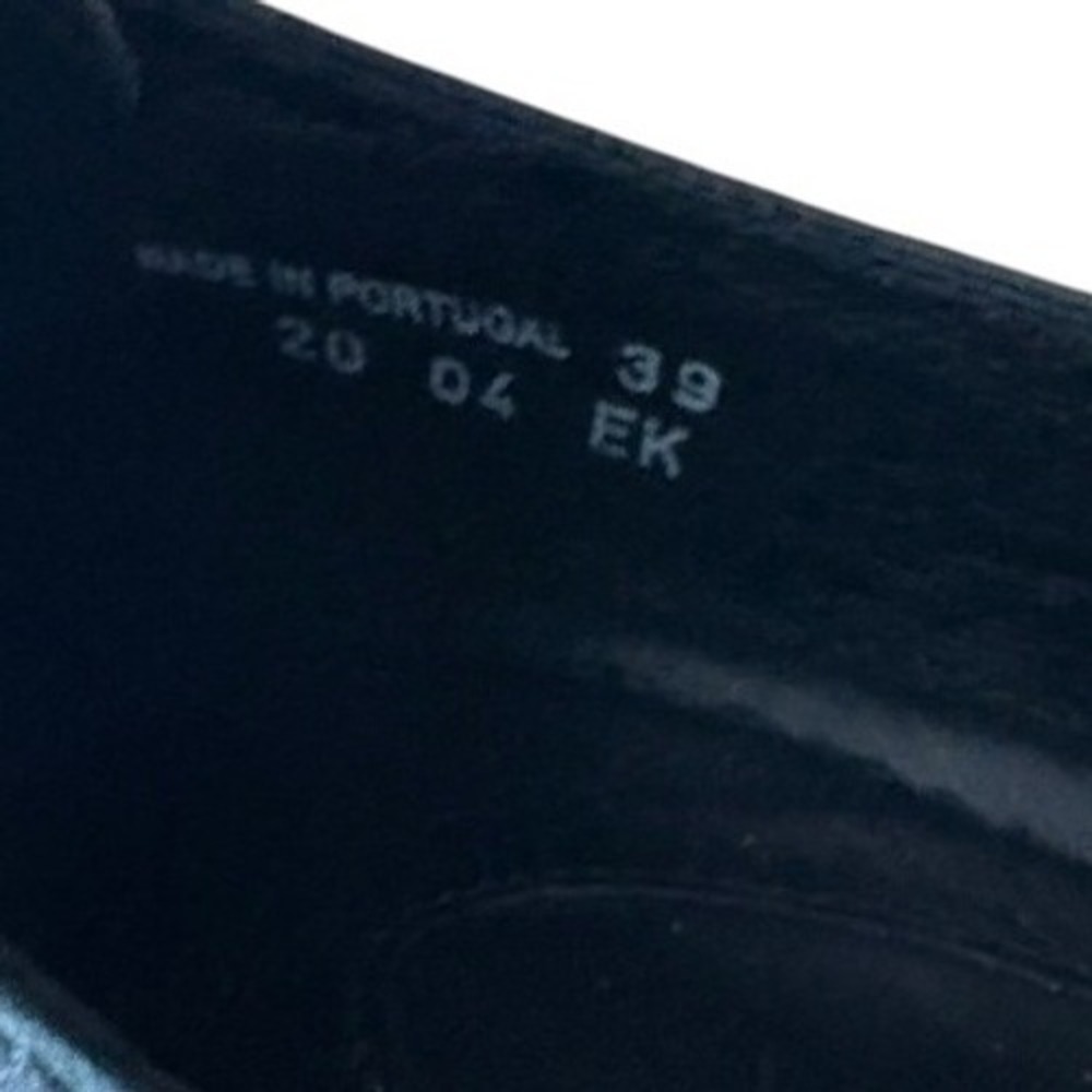 Dansko Black Leather Lace-Up Flats - Picture 8 of 8